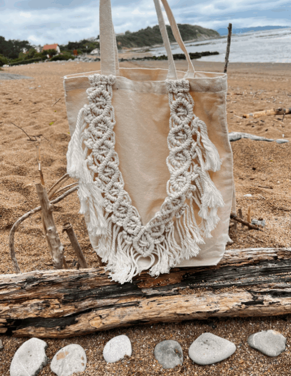 Tote bag macrame